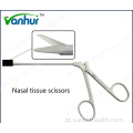 Instrumentos pediátricos para sinuscopia tesoura para tecido nasal